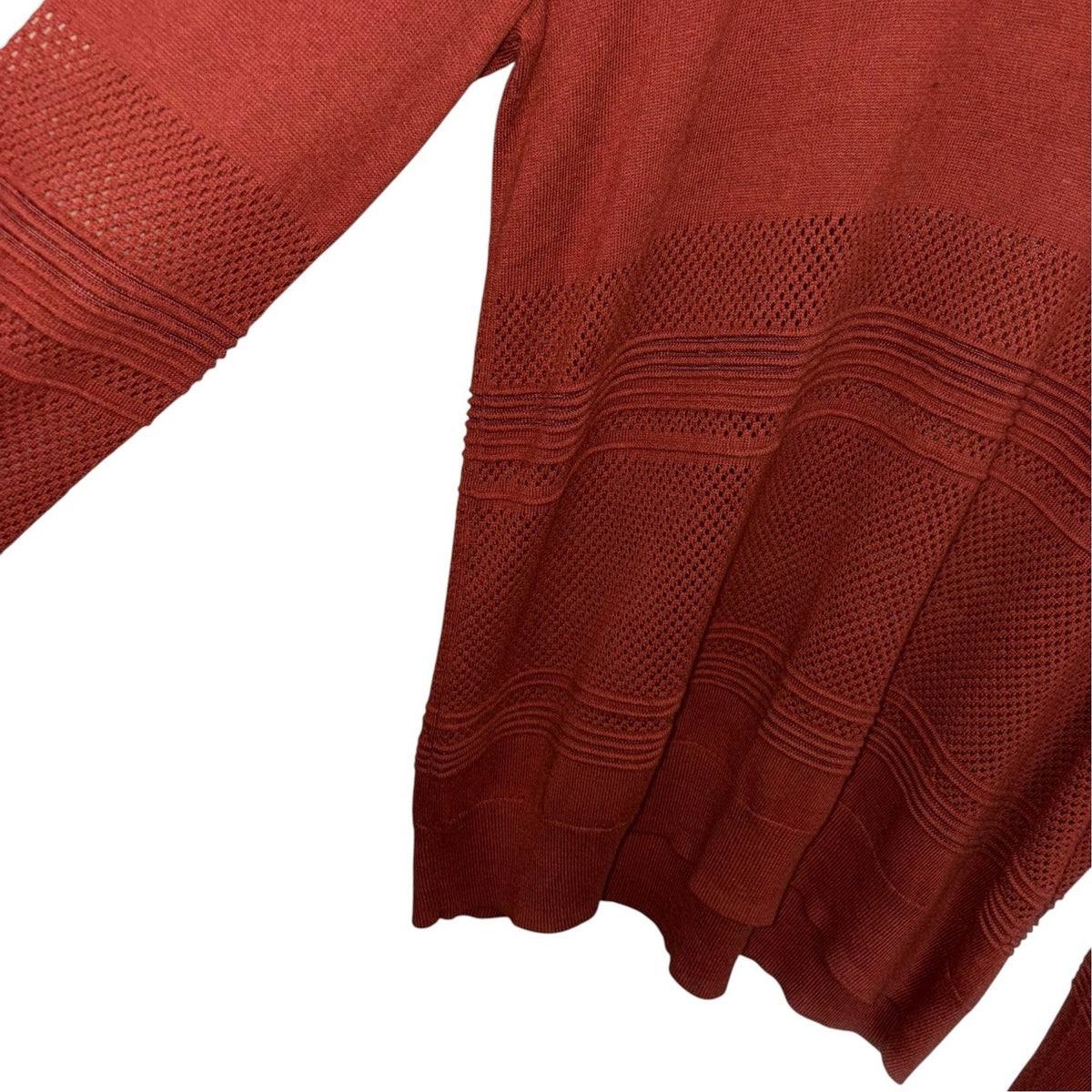 Market & Spruce Size 2XL Jumper Pullover Long Sleeve "Rowan" Rust Red New