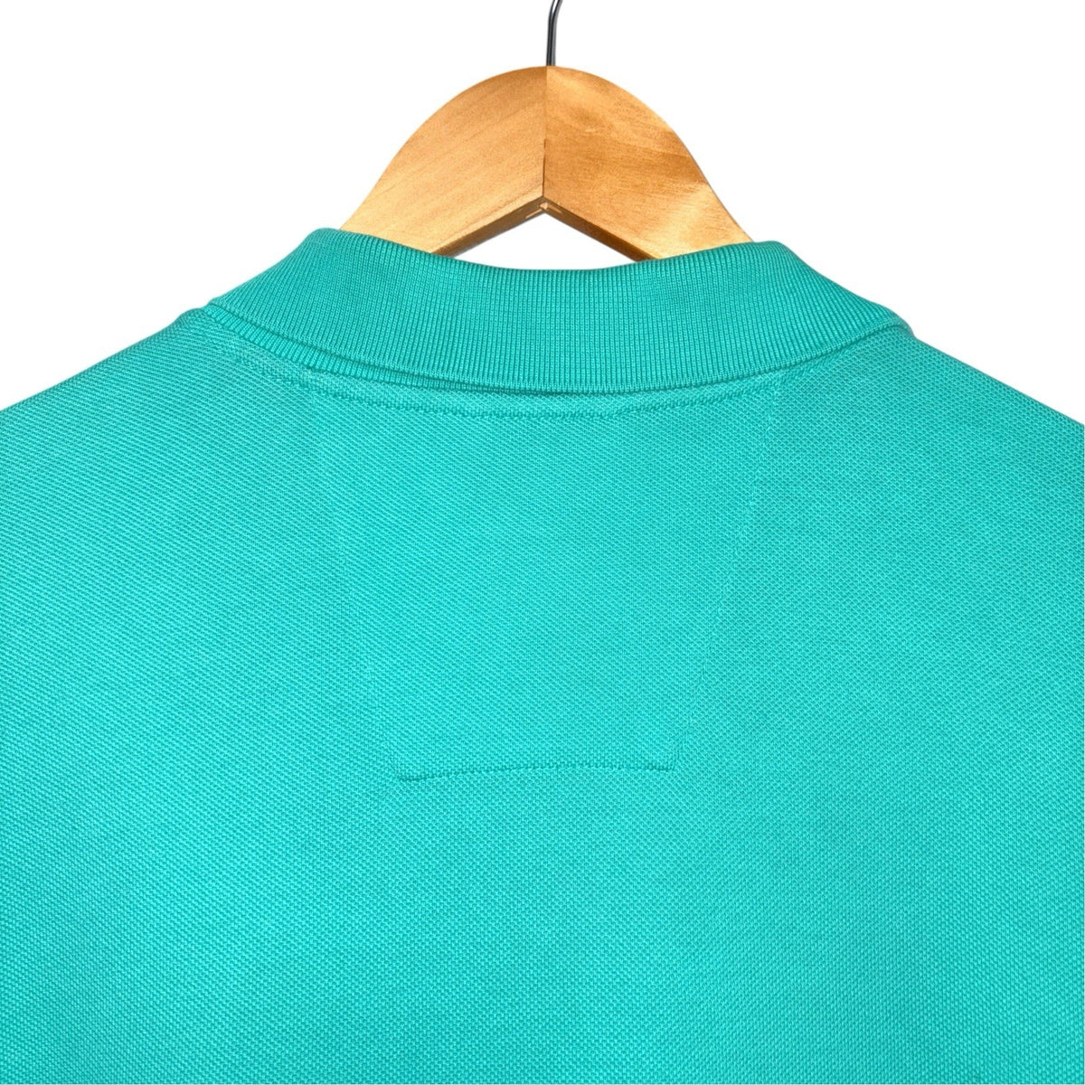 Nautica Mens Size 2XL Short Sleeve Polo Shirt Teal Green Embroidered Logo Worn