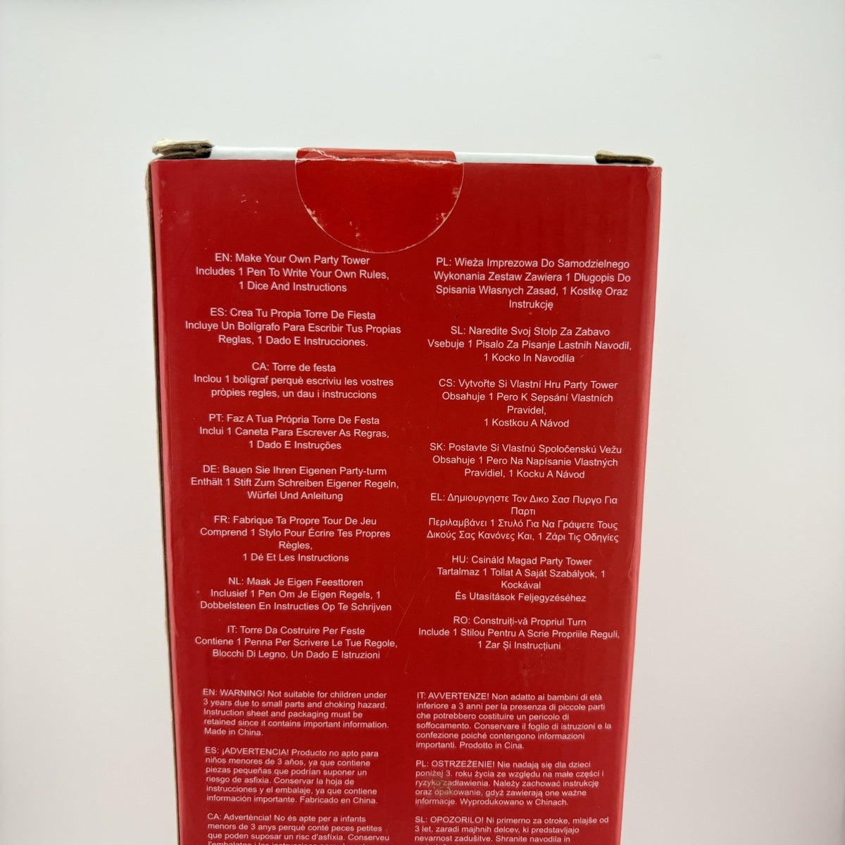 Coca-Cola x Primark Make Your Own Party Tower Game Complete New Sealed