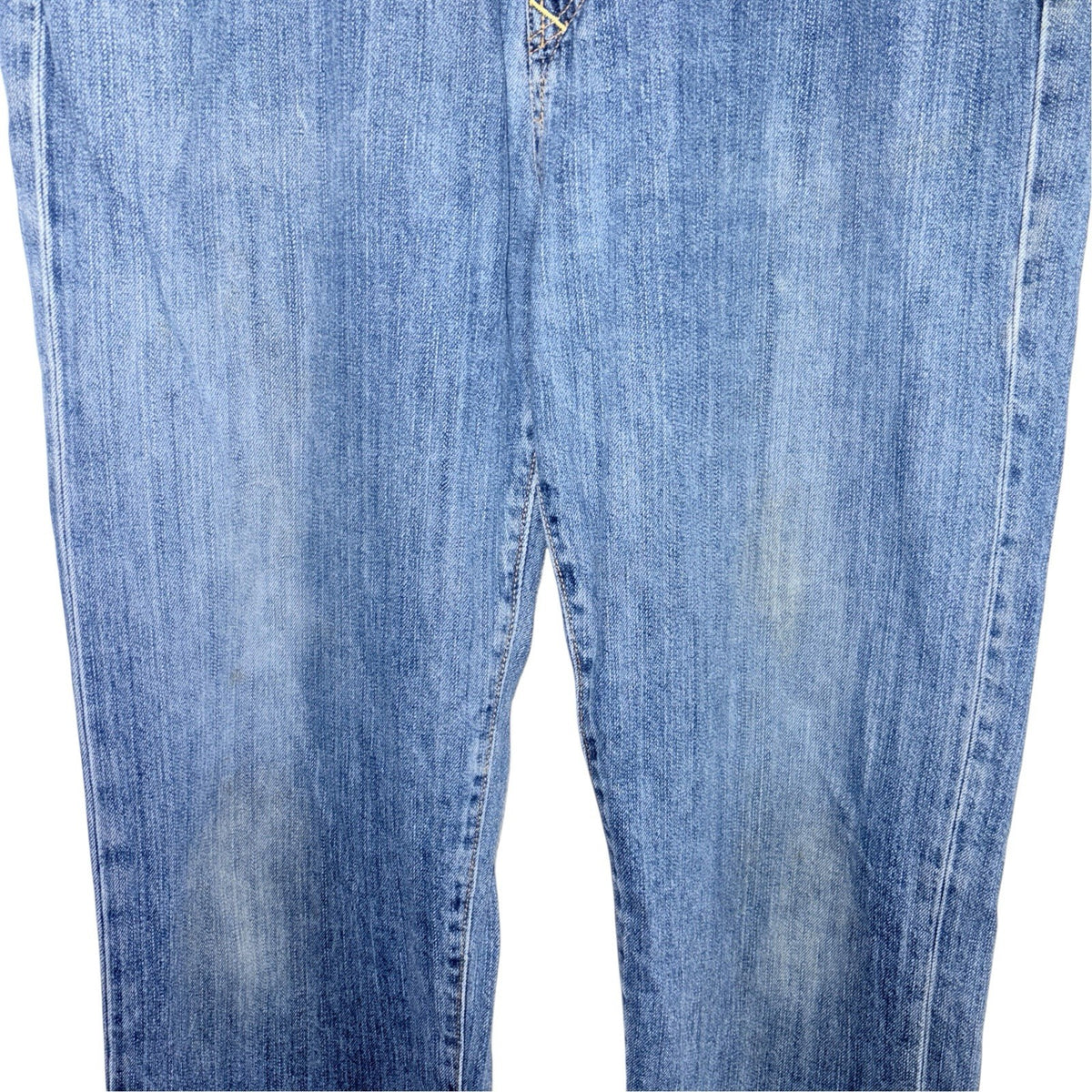 Ben Sherman Men's W36 L34 Loose Fit Blue Jeans Wide-Leg 100% Cotton Denim
